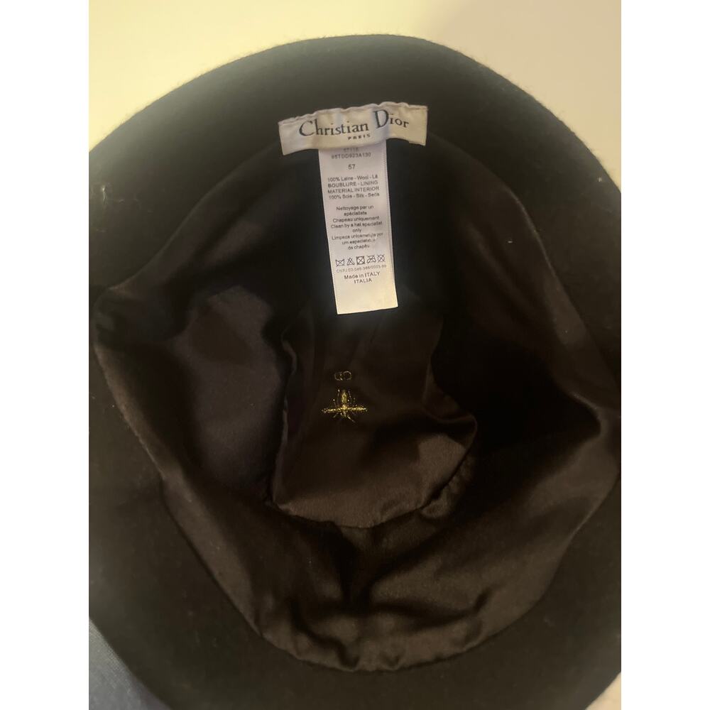 Dior Arty Felt Tulip Hat Size 57 - Picture 4 of 5